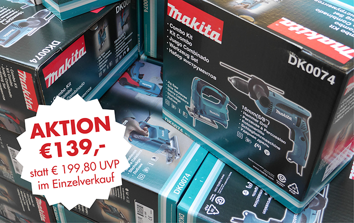 MakitaAktion 1 Set = 2 Allrounder, die man haben sollte Baustoffe