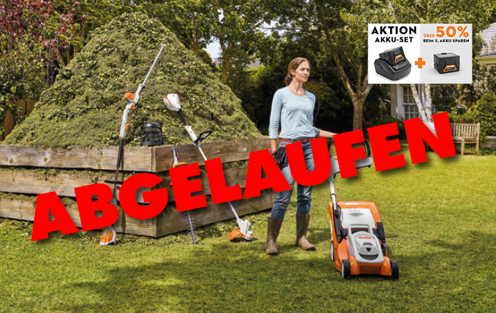 Jetzt die praktischen STIHL Akku-System COMPACT Starter-Sets zum Vorteilspreis sichern!