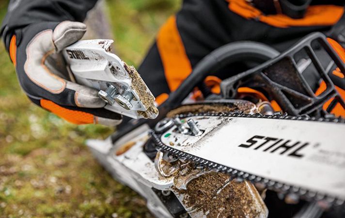 STIHL Tipp: Das Wichtigste zur Wartung einer Kettensäge - Baustoffe für  Haus & Garten: Wuppertal, Schwelm, Solingen, Remscheid, Velbert