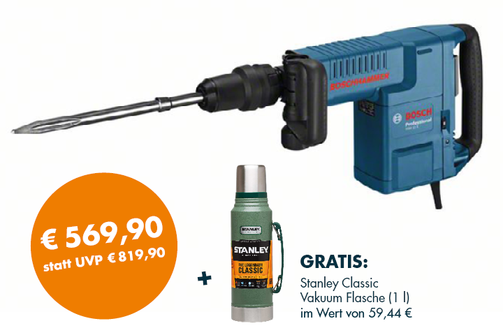 Hammer Preis: Schlaghammer GSH 11 E mit 16,8 Joule Schlagenergie für nur 569,90 € inkl. MwSt. (statt UVP 819,90 €)