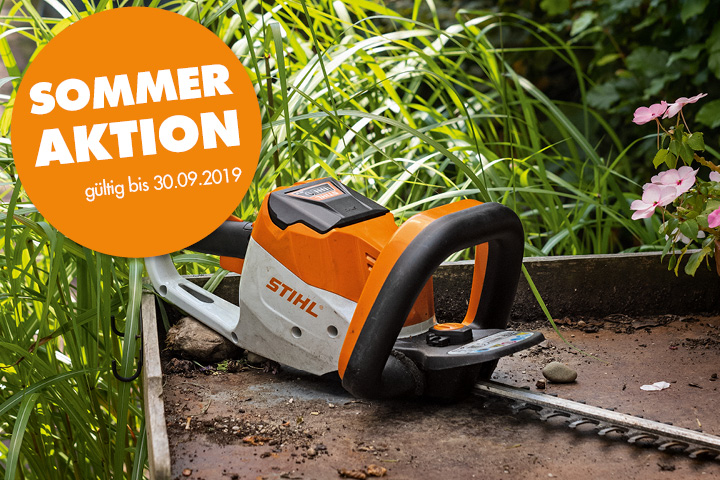 Sommeraktion 2019: Ab in den Garten! Gültig: 01.07. - 30.09. 2019.