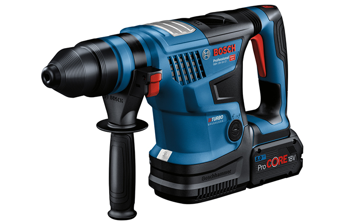 Bosch GBH 18V-34 CF Professional - der leistungsstärkste SDS plus Akku-Bohrhammer