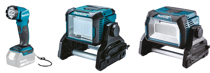 Ultrahell, robust und flexibel: Das sind die neuen Makita Akku-Lampen