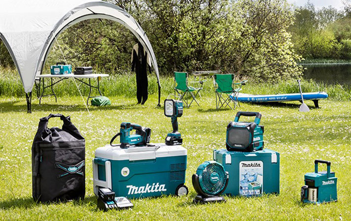 MAKITA Akku-Kühlbox DCW180 18V Mobile Akkukühlbox. Camping